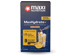 Elektrolyty s vitamínmi pre imunitu, príchuť zázvor-pomaranč 128 g (8×16 g)