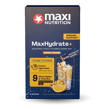 Elektrolyty s vitamínmi pre imunitu, príchuť zázvor-pomaranč 128 g (8×16 g)