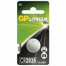 Batéria lítiová gombíková GP CR2025 (1 ks / bal)
