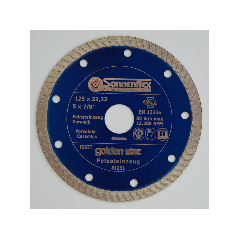 Kotúč rezný DIA Sonnenflex GS+GRES 125×22,23 mm