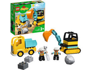 LEGO® DUPLO® – Nákladné auto a pásový bager