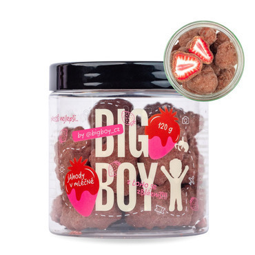 BIG BOY® Jahody v mliečnej čokoláde 120g by @kamilasikol