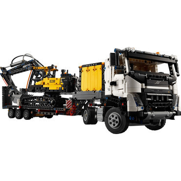 LEGO® Technic – Nákladné auto Volvo FMX a elektrický bager Volvo EC230