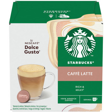 Kapsule STARBUCKS® Caffe Latte by NESCAFÉ® Dolce Gusto® 12 ks
