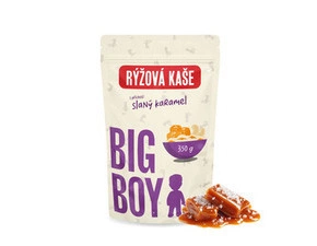 BIG BOY® Ryžová kaša Sweet and Salty s príchuťou slaného karamelu 350 g