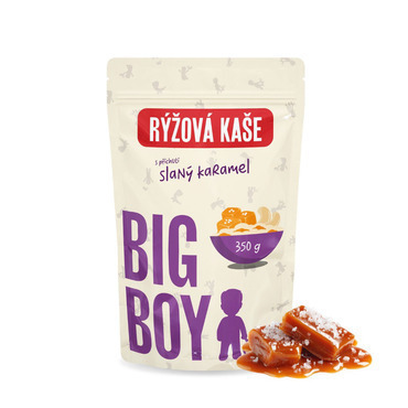 BIG BOY® Ryžová kaša Sweet and Salty s príchuťou slaného karamelu 350 g