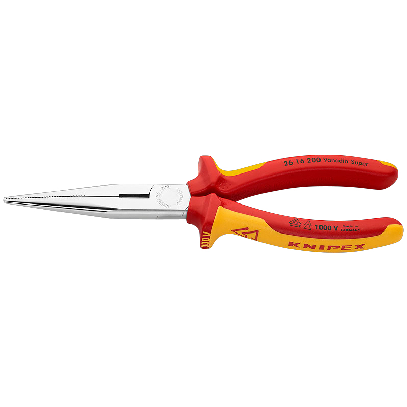 E-shop Kliešte pologuľaté Knipex VDE 200 mm