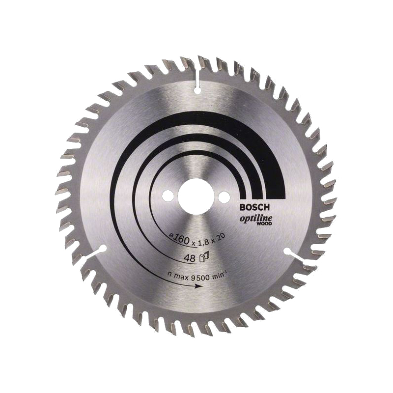 Kotúč pílový Bosch Optiline Wood 160 mm 1,8 mm 48 zubov