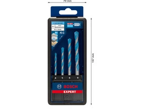 Súprava na vŕtanie EXPERT CYL-9 Multi Construction 4/5/6/8 mm