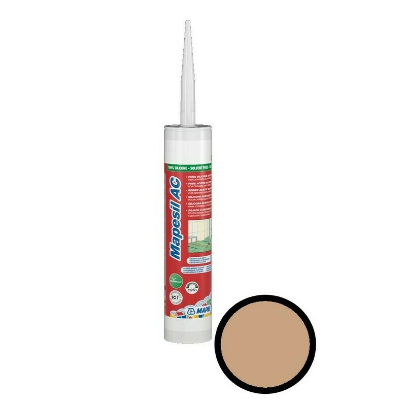 Tmel sanitárny Mapei Mapesil AC 310 ml karamel