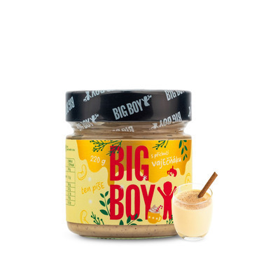 BIG BOY® Vaječniak – Kešu krém s bielou čokoládou, vanilkou a vaječno-rumovou príchuťou 220g