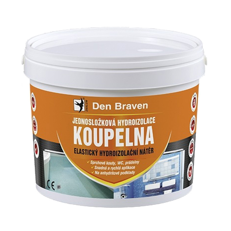 E-shop Hydroizolácia jednozložková Den Braven Kúpeľňa 13 kg