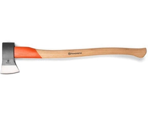 Štiepacia sekera Husqvarna s dreveným poriskom