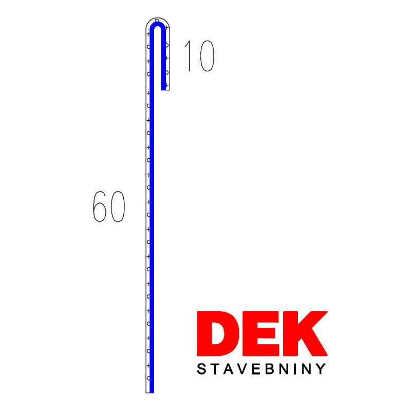E-shop Lišta stenová bez vyhnutia VIPLANYL PVC r.š. 70 mm