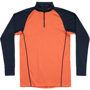 Pánske tričko Duo Active Merino 205 Zip Neck Brick