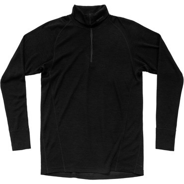 Pánsky pulóver Duo Active Merino 205 Zip Neck Black