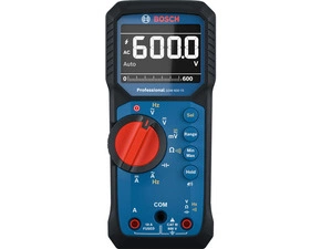 Digitálny multimeter PRO GDM 600-15 s batériami 1,5 V LR6 (AA) a MS 90 Professional v púzdre