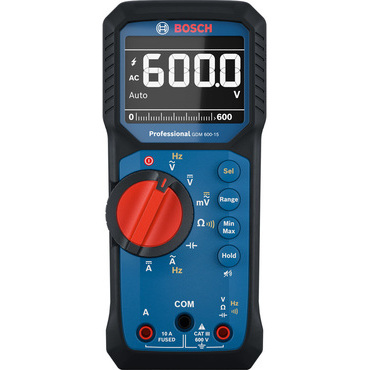 Digitálny multimeter PRO GDM 600-15 s batériami 1,5 V LR6 (AA) a MS 90 Professional v púzdre