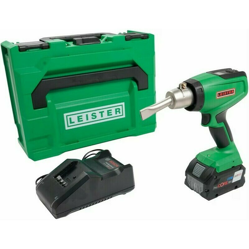 E-shop Dúchadlo teplovzdušné Leister NEXHEAT 300 A-LP 18V/600W sada