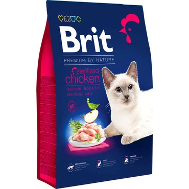 Brit Premium by Nature Cat. Sterilized Chicken, 8 kg