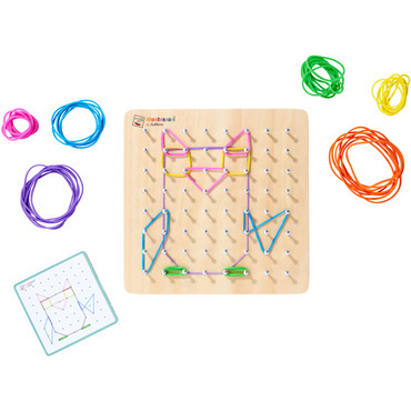 Geometrická doska Montessori