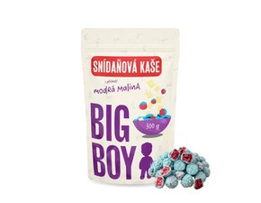 BIG BOY® Kaša s príchuťou modrá malina so spirulinou 300 g