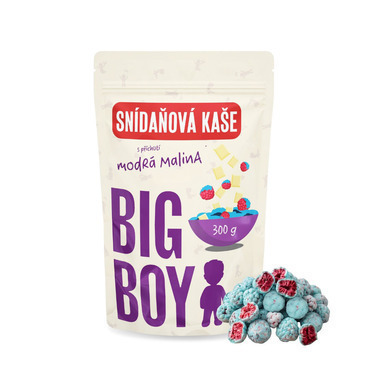BIG BOY® Kaša s príchuťou modrá malina so spirulinou 300 g