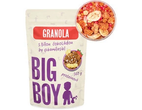 BIG BOY® Proteínová granola s bielou čokoládou by @kamilasikl 360g
