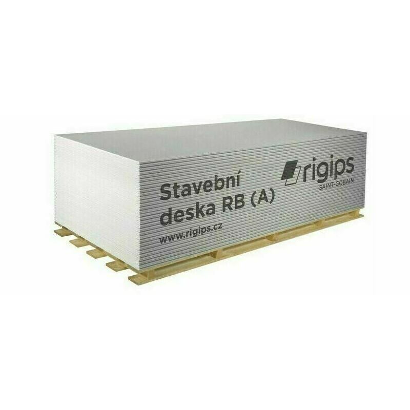 Doska sadrokartónová Rigips RB (A) 12,5×1 200×2 600 mm