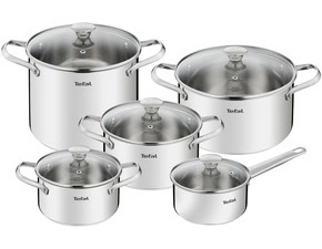 Tefal B921SA55 Cook Eat – Sada nerezového riadu 10 ks