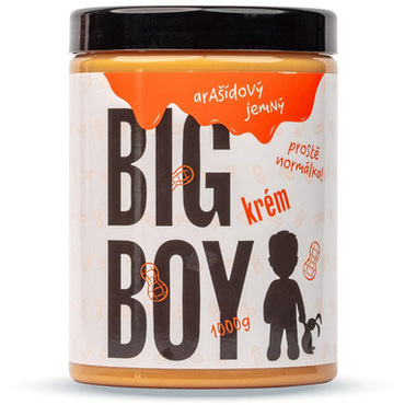 BIG BOY® Arašidový krém 1000g – 100% prírodný krém z prvotriednych arašidov