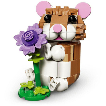 LEGO® Creator 3 v 1 – Roztomilý škrečok s kvetinou