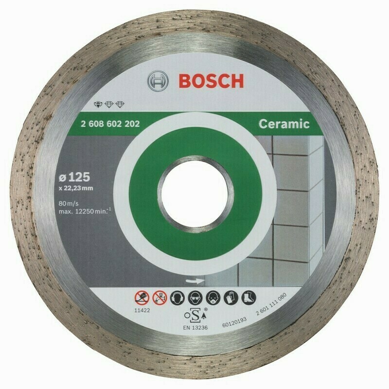 Diamantový rezací kotúč na keramiku Bosch DIA Standard for Ceramic, priemer 125 mm (1ks/obj)