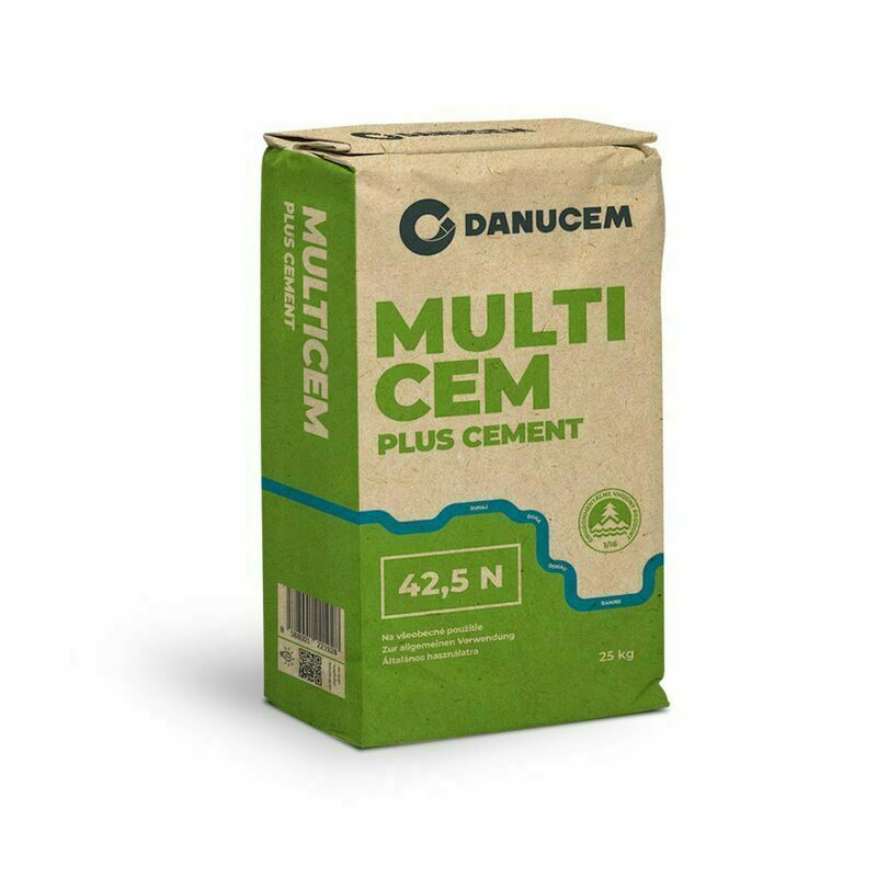 E-shop Cement DANUCEM Multicem PLUS+ CEM II/B-M (S-LL) 42,5N 25 kg