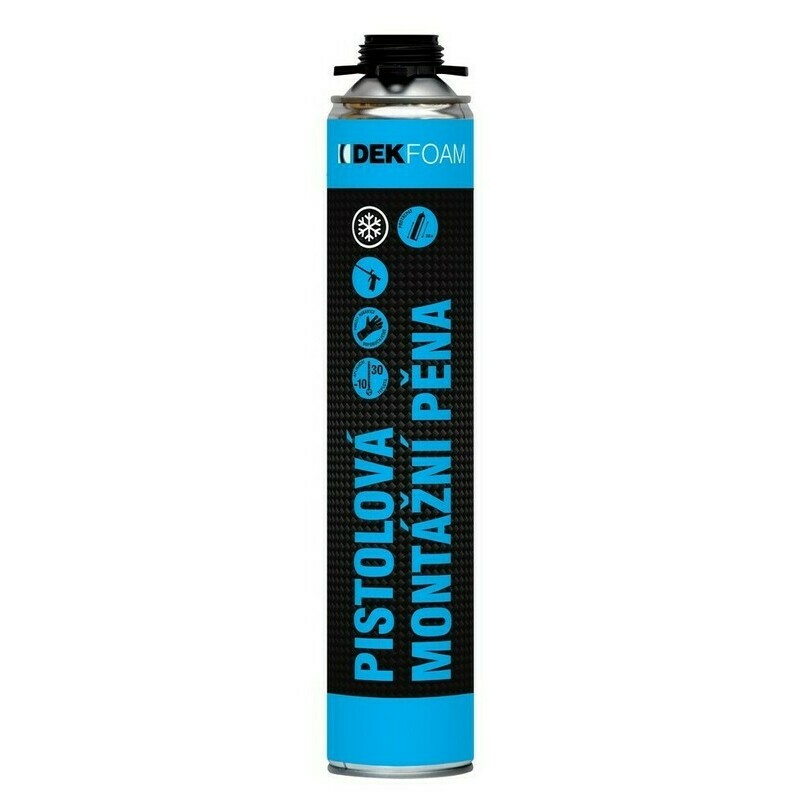 E-shop Pena montážna DEKFOAM pištoľová 750 ml zimná