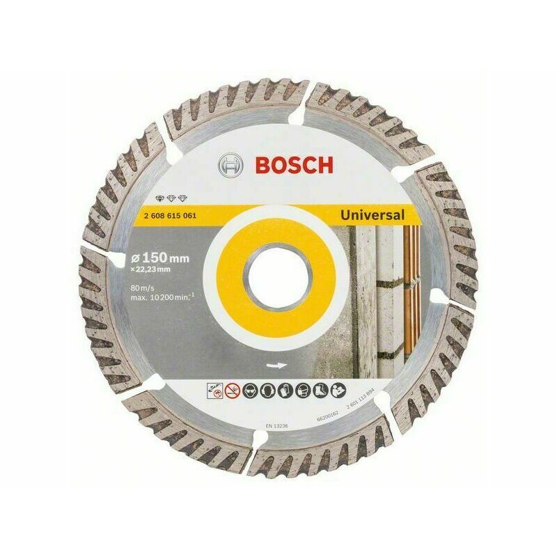 Univerzálny diamantový rezací kotúč Bosch DIA Standard for Universal, priemer 150 mm