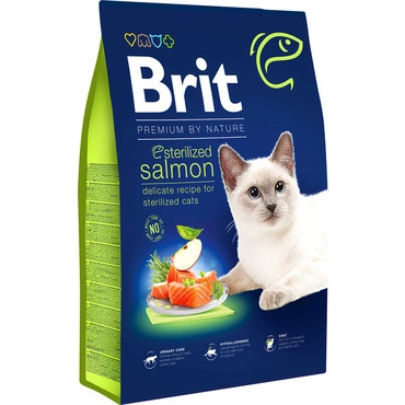 Brit Premium by Nature Cat. Sterilized Salmon, 8 kg
