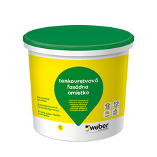 Tenkovrstvová roztieraná pastovitá omietka Weberpas clean active 1,5 mm, 30 kg