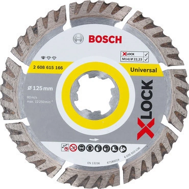 Diamantový kotúč Standard pre univerzálny systém X-LOCK 125×22,23