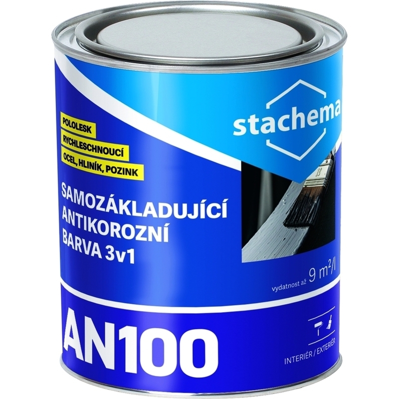 Náter antikorózny Stachema AN100 3v1 3 l RAL 7016