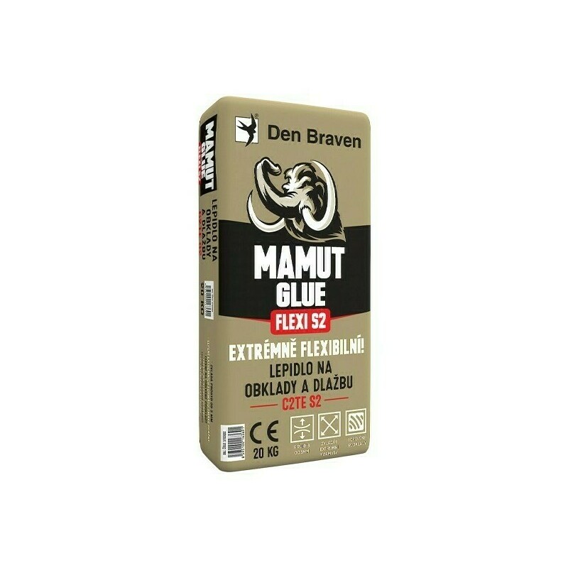 E-shop Lepidlo na obklady a dlažby Den Braven Mamut Glue Flexi 20 kg