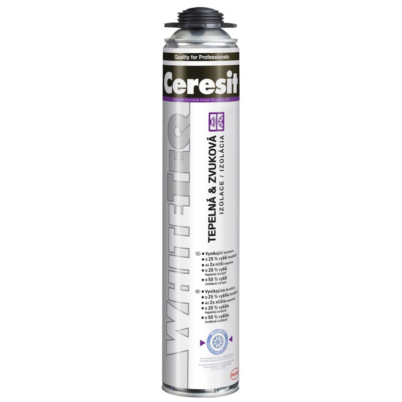 E-shop Pena montážna Ceresit WhiteTeq 750 ml