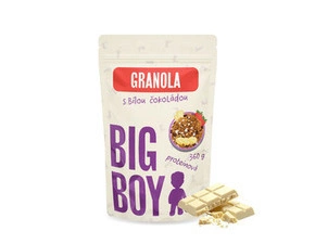 BIG BOY® Proteínová granola s bielou čokoládou by @kamilasikl 360g