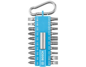 21dielna sada skrutkovacích bitov s karabínou