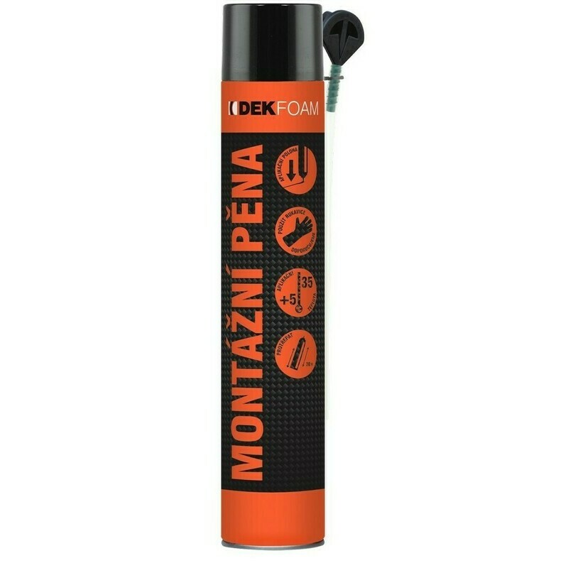 E-shop Pena montážna DEKFOAM trubičková 750 ml