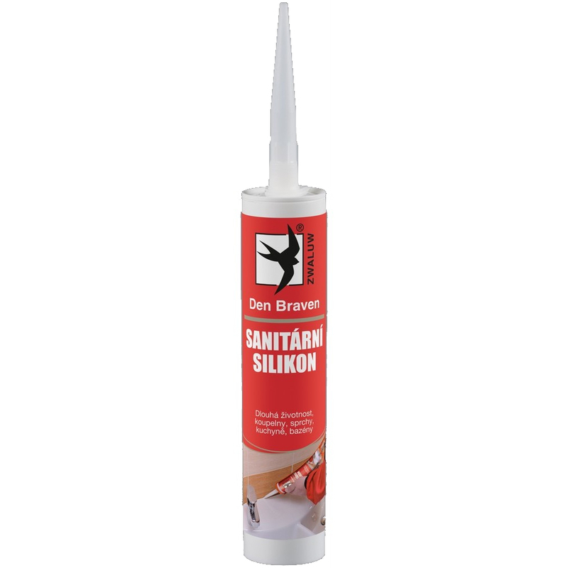 E-shop Silikón sanitárny Den Braven RL 280 ml transparentný