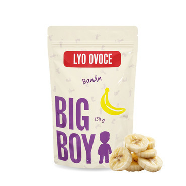 BIG BOY® Banán plátky lyofilizované 150g