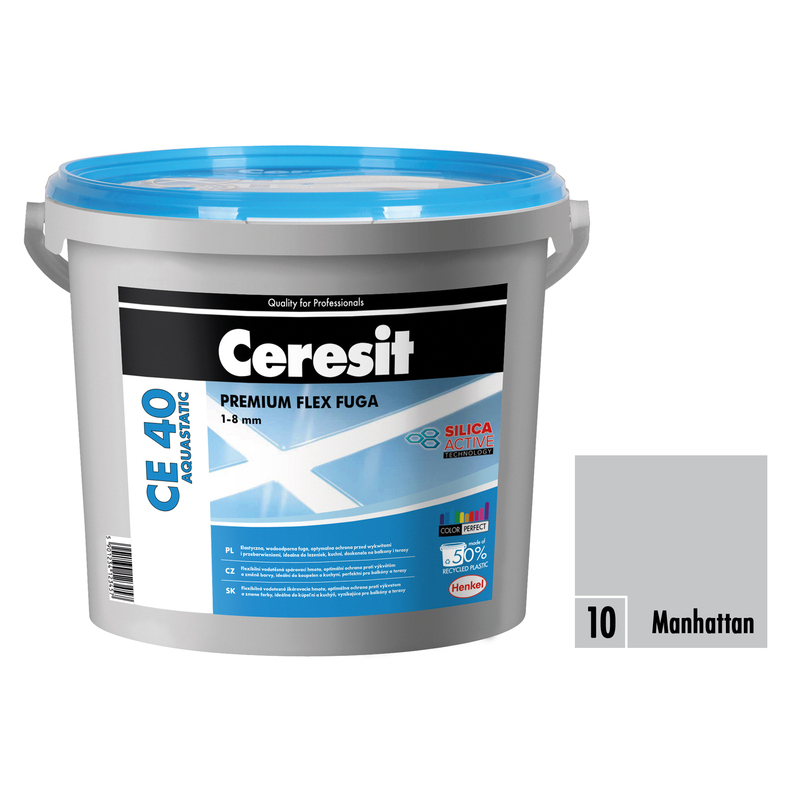 E-shop Hmota škárovacia Ceresit CE 40 Aquastatic 5 kg manhattan