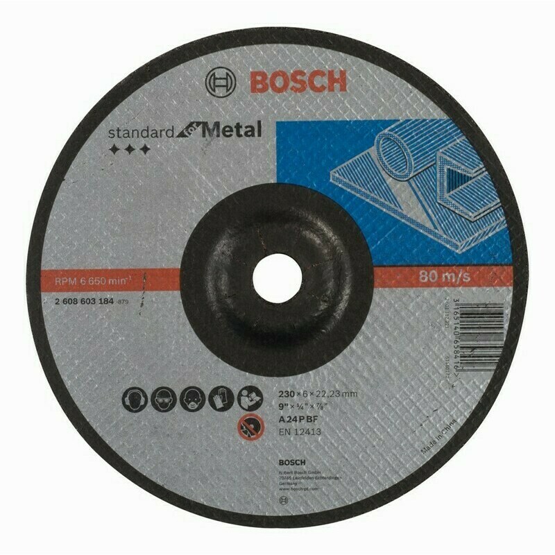 Kotúč brúsny Bosch Standard for Metal 230 mm s prelisom