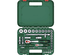 Súprava hlavíc s račňami 1/2" + 1/4"